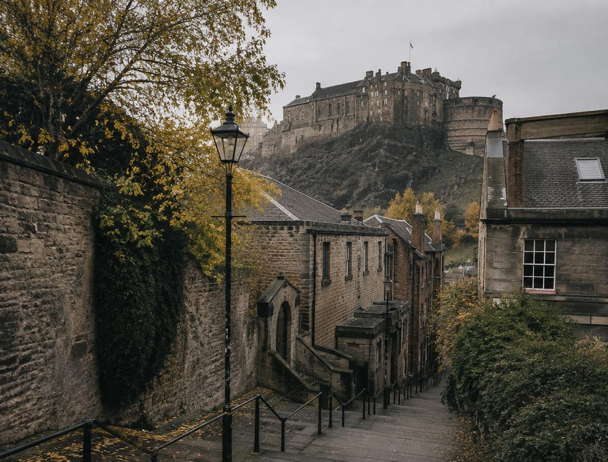 Edinburgh, vista sul castello